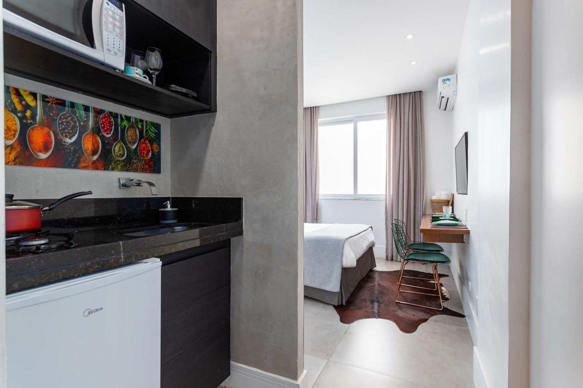Unhotel - Studios Modernos, Acesso A Praia De Copacabana - Posto 6 Río de Janeiro Exterior foto